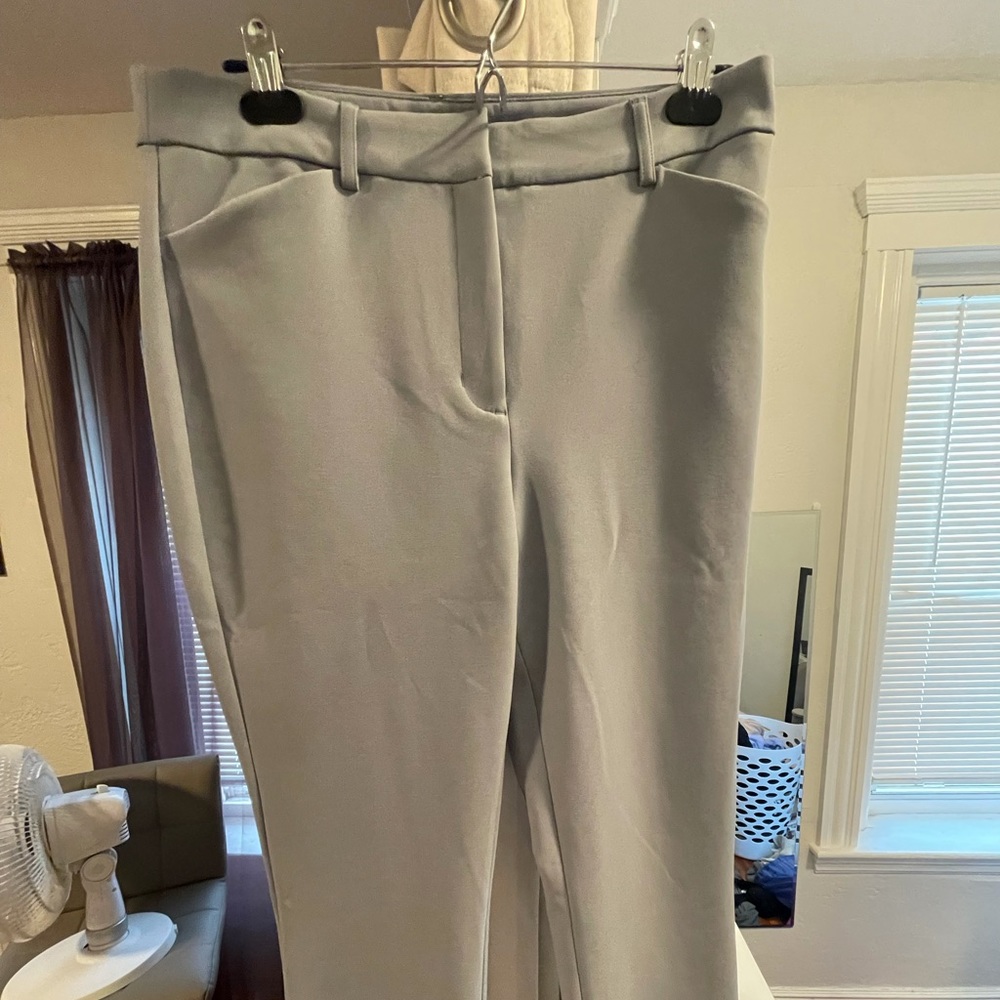 Gray business pants